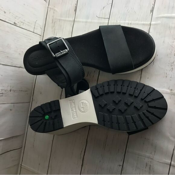 Timberland Women's Koralyn 2 Band Wedge Scandal Black Size 10 - Picture 10 of 16